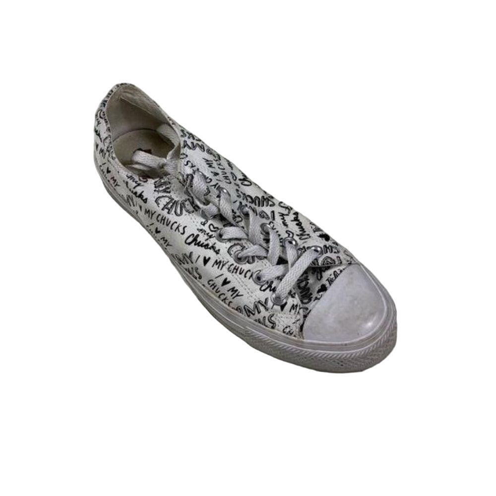 Converse Chuck Taylor All Star "I Love My Chucks" White Sneakers